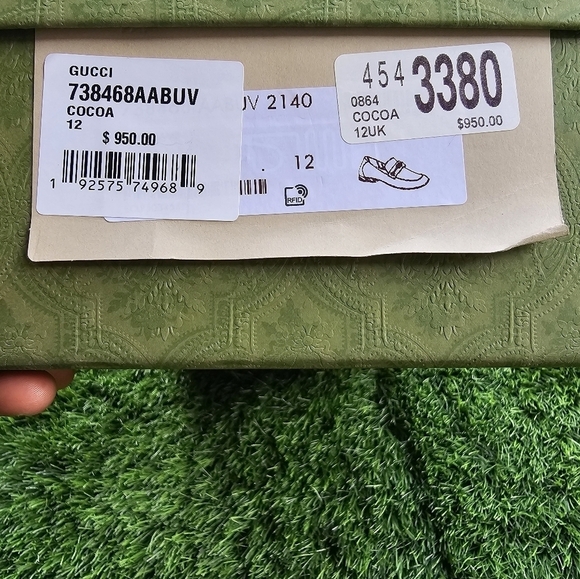 Gucci Loafers Mens Sz 12 Ed G-bit Leather New Authentic, Preppy Wedding Formal - Picture 13 of 13